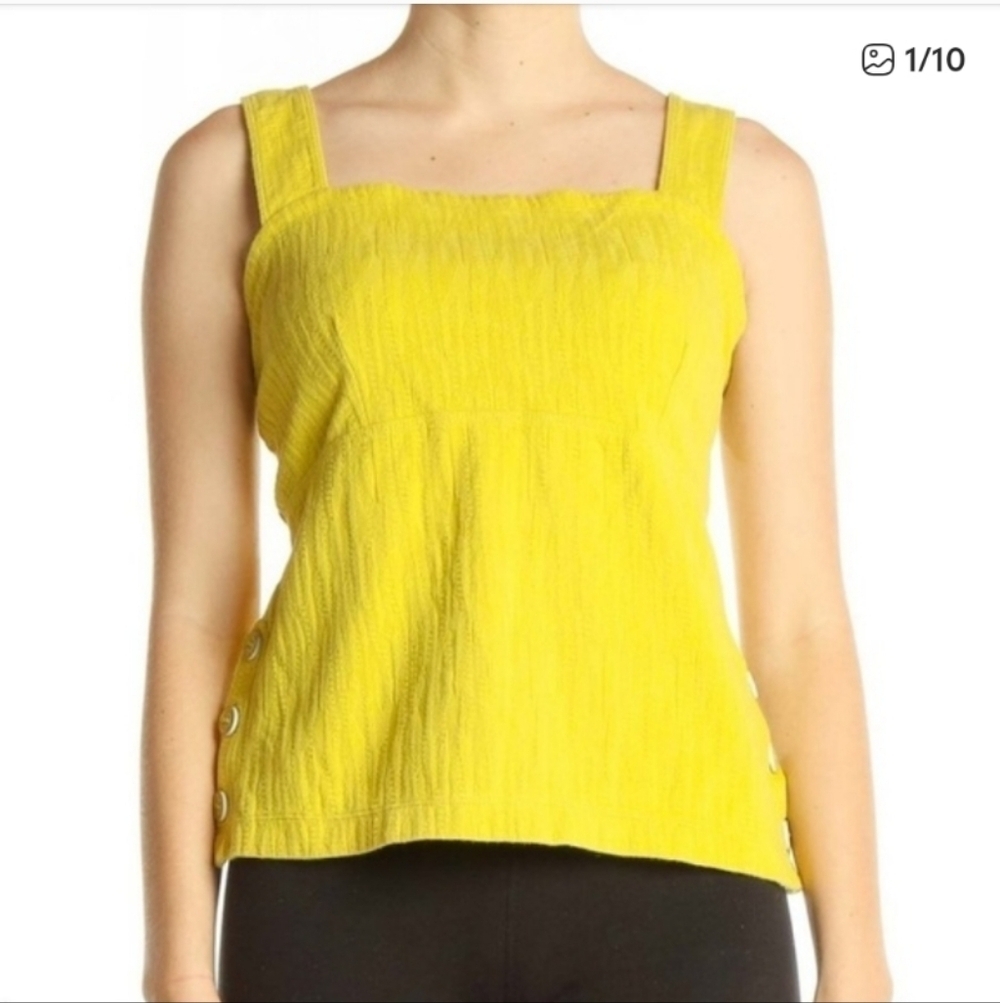 Anthropologie Maeve Callie Button-Side Tank Size Small NWOT